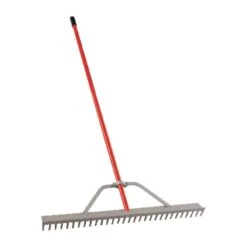 Corona 61 In. 30 Tine Aluminum Landscape Rake Aluminum Handle