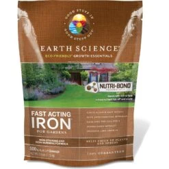 Earth Science Growth Essentials Iron Treatment 500 Sq Ft 2.5 Lb