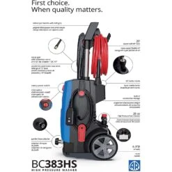 AR Blue Clean BC383HSS OEM Branded 2150 Psi Electric 1.6 Gpm Pressure Washer -Garden Tool Store e3941998 49b5 4fb9 b23c a14720e1a253