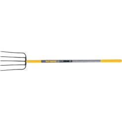 True Temper 5 Tine Steel Manure Fork 48 In. Wood Handle