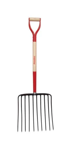Razor-Back 10 Tine Forged Steel Ensilage Fork 30 In. Wood Handle