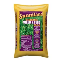 Sunniland St.Augustine Weed & Feed Lawn Fertilizer For St. Augustine Grass 5000 Sq Ft