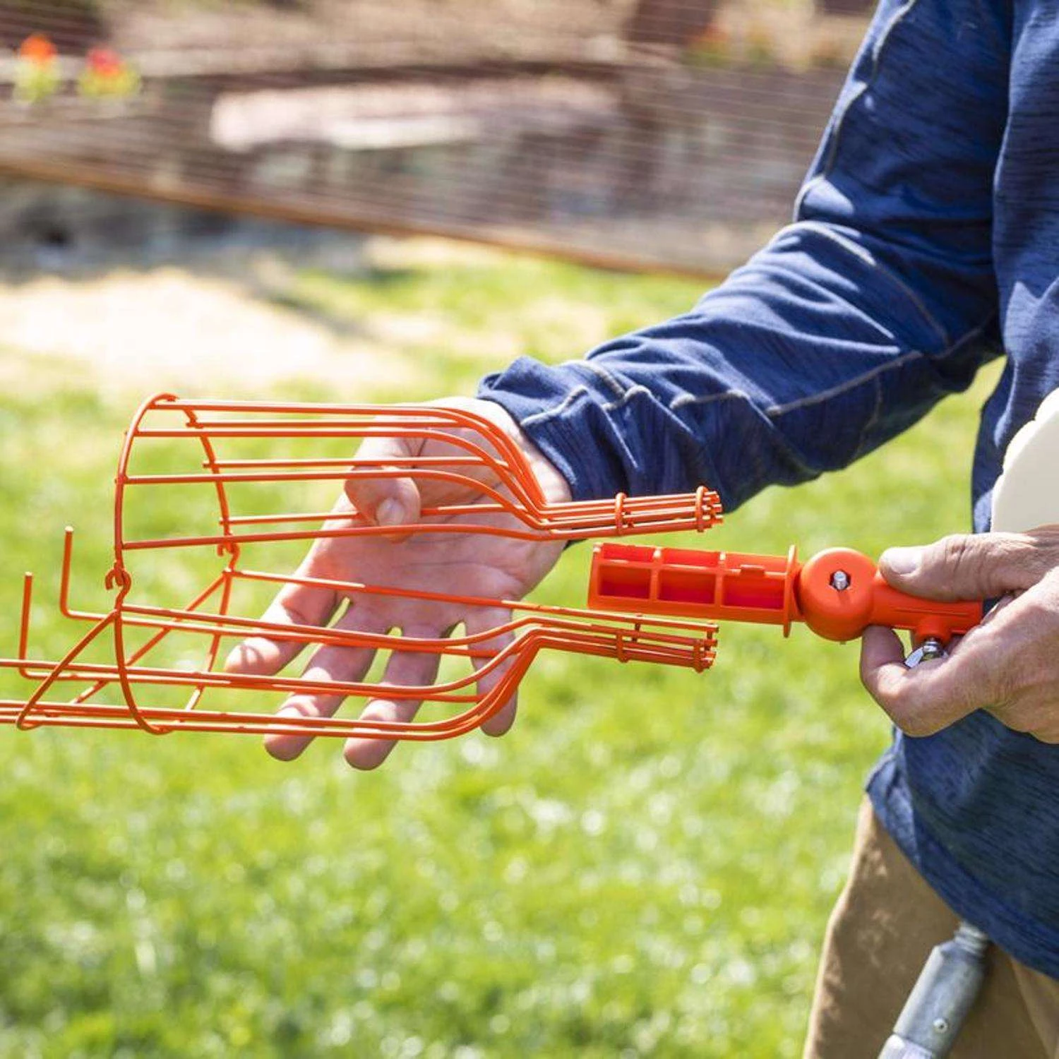 EZ Smart Tools 13 In. Steel Fruit Picker 8 EZ Smart Tools 13 In. Steel Fruit Picker - Image 6