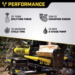 Champion 37 Ton Gas 338 Cc OHV Log Splitter -Garden Tool Store f4c6ce2b 9307 4d6c ba13 32a298c5707a