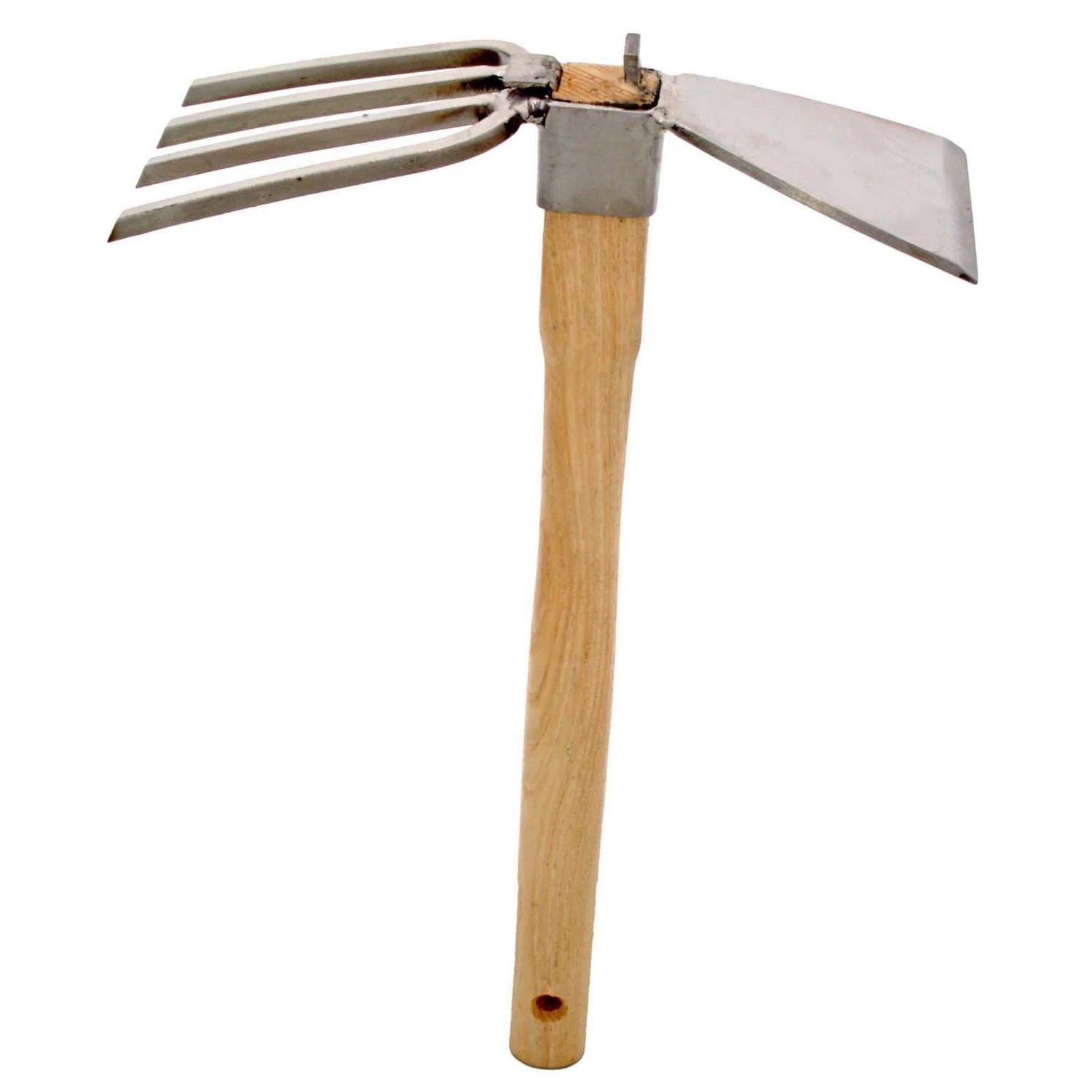 Zenport Stainless Steel Cultivator Hoe 15 In. Wood Handle 3 Zenport Stainless Steel Cultivator Hoe 15 In. Wood Handle