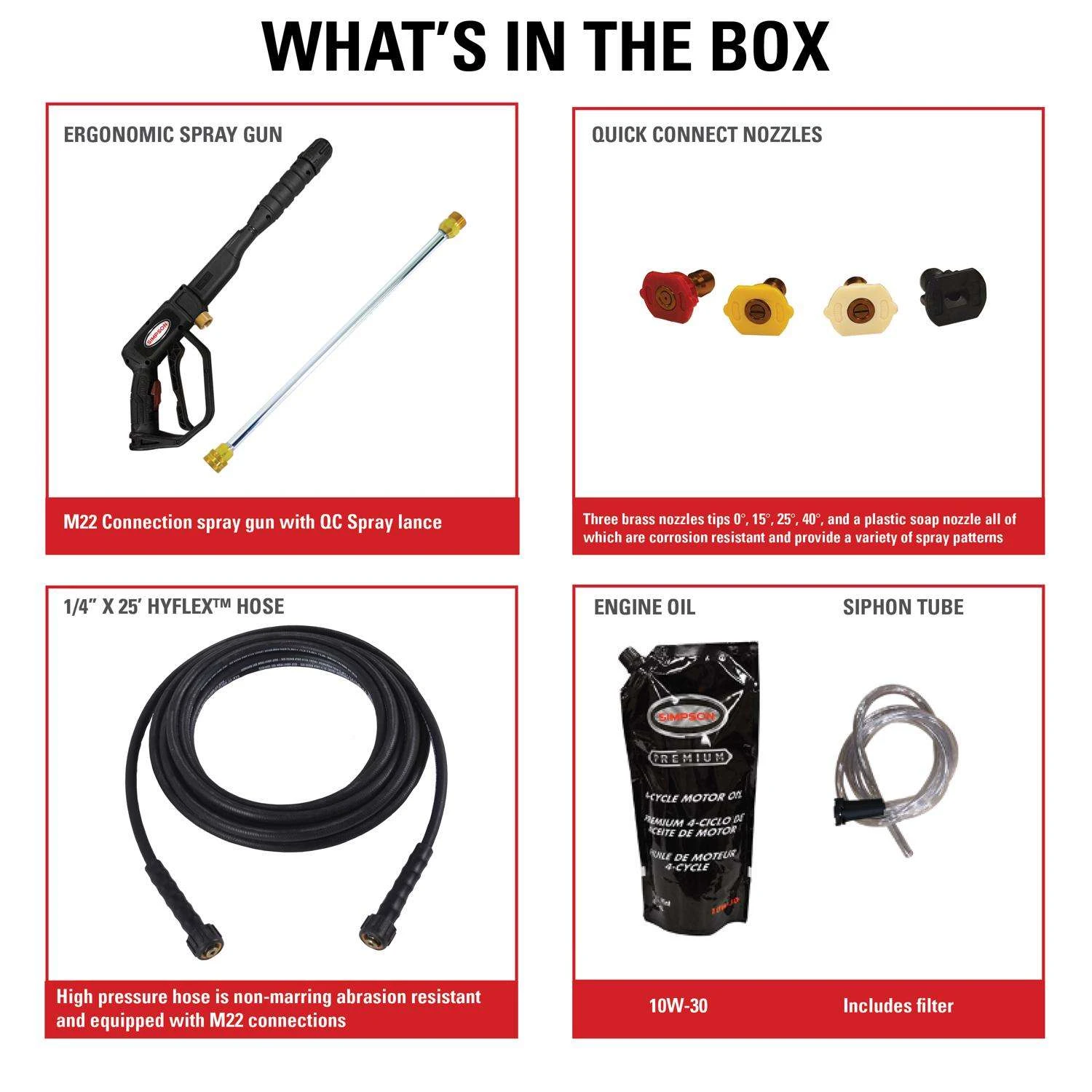 Simpson MegaShot MS61222 CRX 3100 Psi Gas 2.3 Gpm Pressure Washer 9 Simpson MegaShot MS61222 CRX 3100 Psi Gas 2.3 Gpm Pressure Washer - Image 7